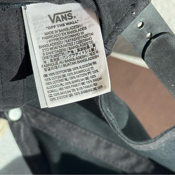 Vans Rose Graphic Snapback Hat – Black Floral Streetwear Skate - Picture 7 of 7